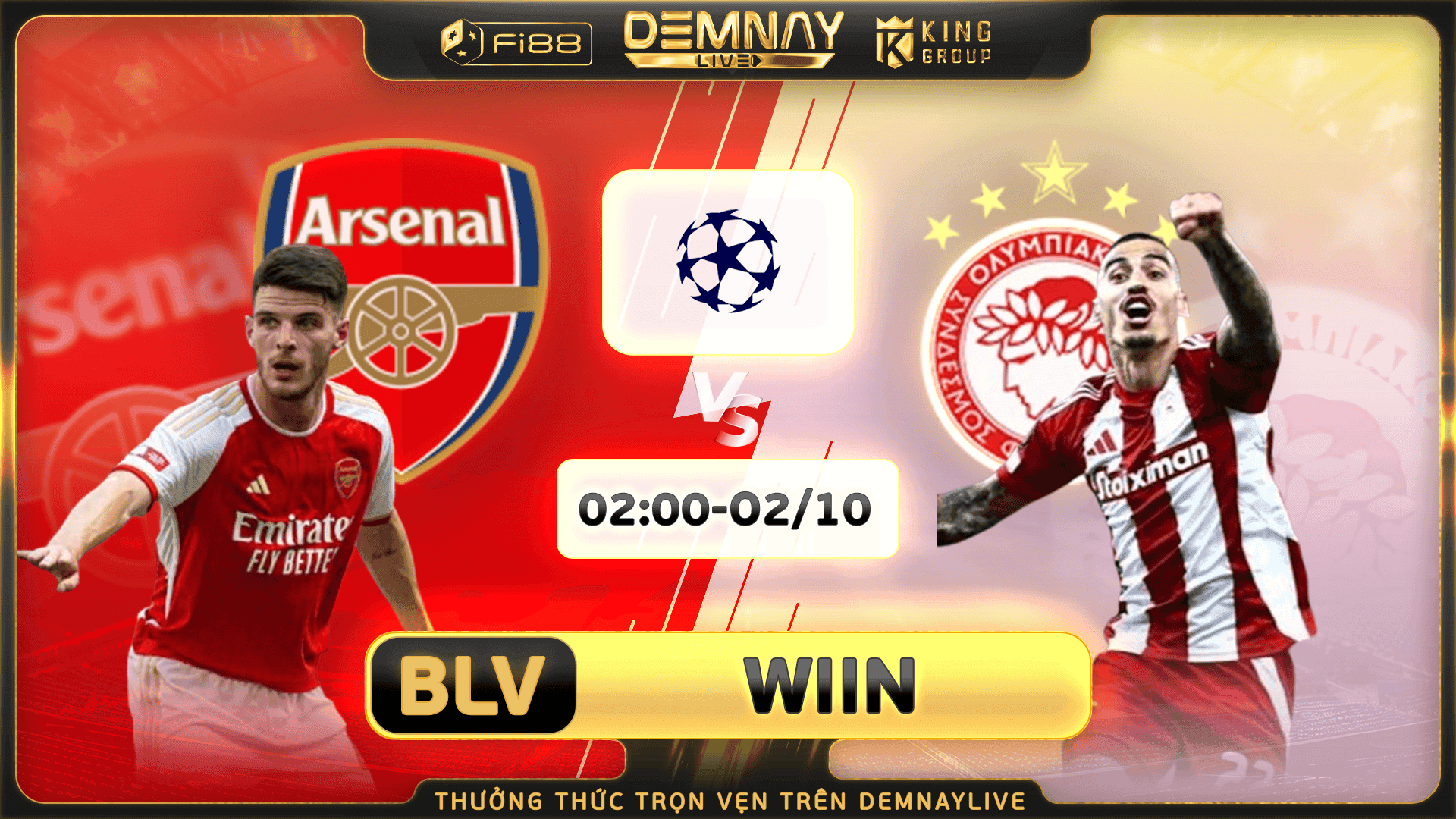 ASENAL2-0 OLYMPIACOS FC NHỮNG GIÂY ĐẤU CUỐI CÙNG ĐẦY CĂNG THẲNG